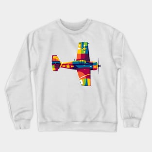 F4F Wildcat Carrier Aircraft Crewneck Sweatshirt